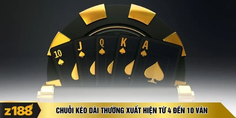 Chuỗi kéo dài thường xuất hiện từ 4 đến 10 ván