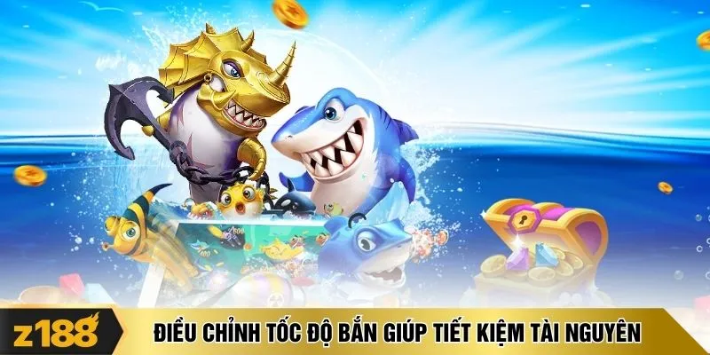 Điều chỉnh tốc độ bắn giúp tiết kiệm tài nguyên