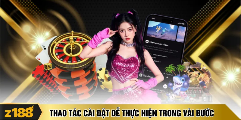 Thao tác cài đặt dễ thực hiện trong vài bước